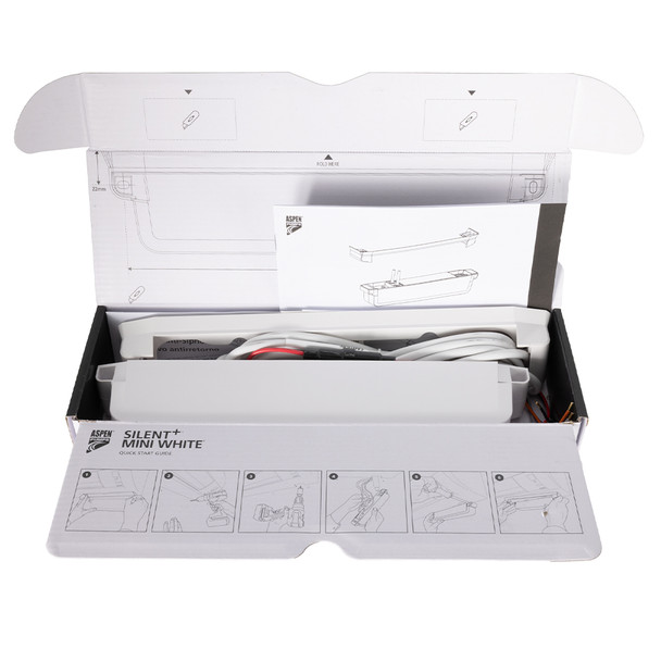 Aspen FP3400 Silent+ Mini White Condensate Removal Pump in box