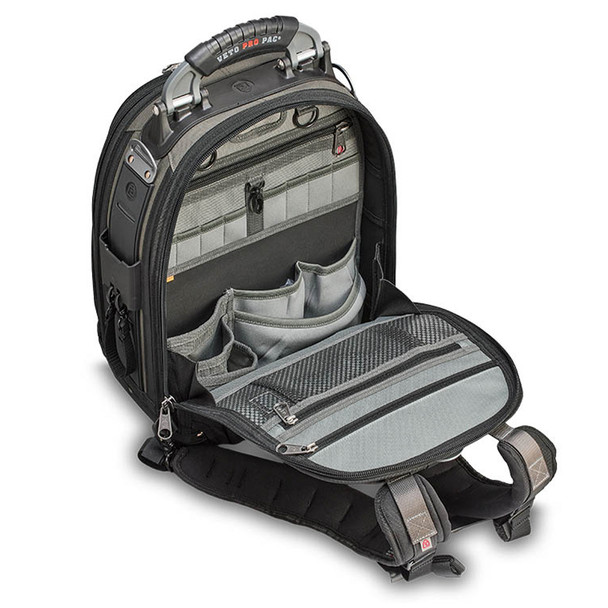 Veto Pro Pac TEC PAC EVO Large Service Tool Backpack back view open pocket