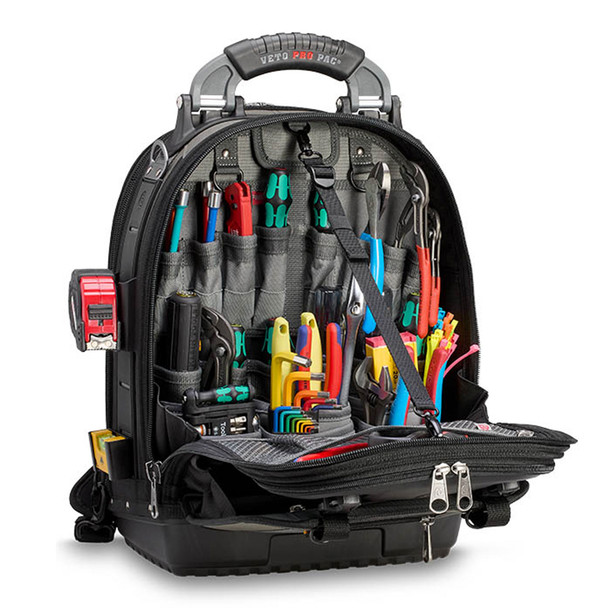 Veto Pro Pac TEC PAC EVO Large Service Tool Backpack main pocket with tools (not included)