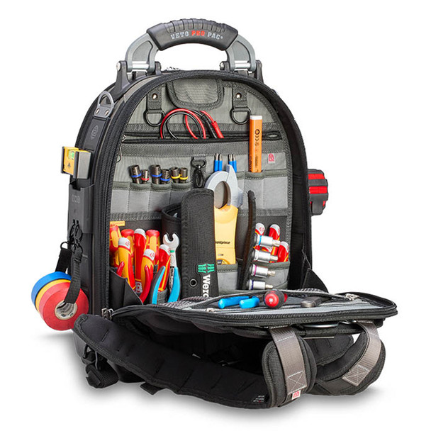 Veto Pro Pac TEC PAC EVO Large Service Tool Backpack back pocket with tools (not included)