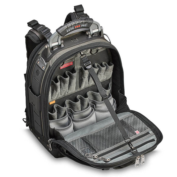 Veto Pro Pac TEC PAC EVO Large Service Tool Backpack front view open pocket
