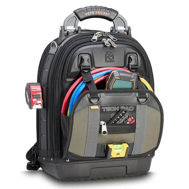 Veto Pro Pac TEC PAC EVO Large Service Tool Backpack main view with tools (not included)