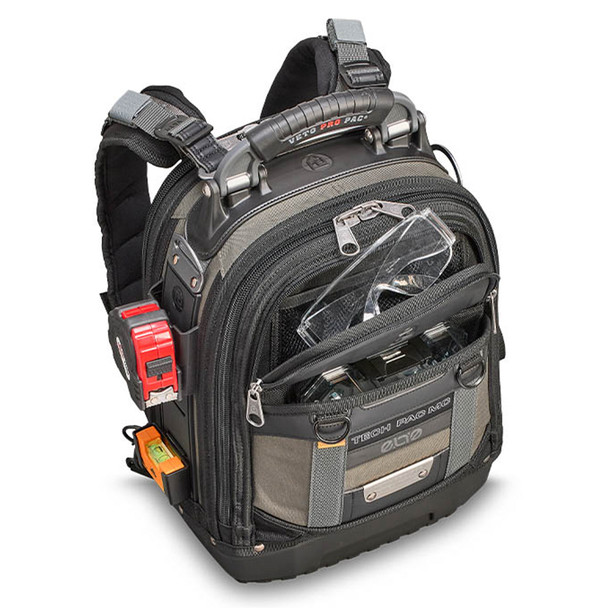 Veto Pro Pac TEC PAC MC EVO Compact Service Tool Backpack top view with tools (not included)