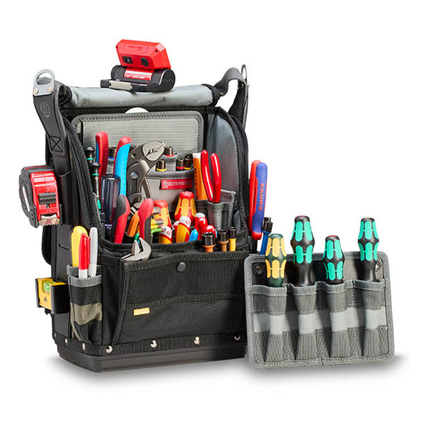 Veto Pro Pac TP-XXL EVO Extra Large Tool and Meter Pouch main view with tools (not included)