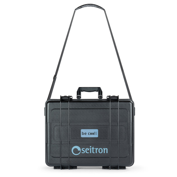 Seitron Be Cool Evo 4 Port Digital Manifold case with strap