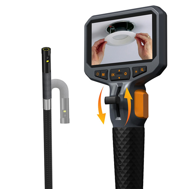 Teslong TD450s Articulating 8.5 mm Dual Lens Inspection Camera