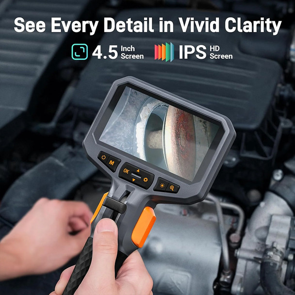Teslong TD450s Articulating 8.5 mm Dual Lens Inspection Camera
