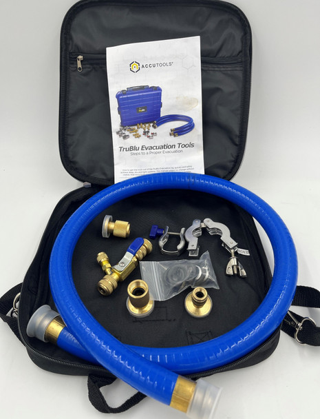 Used AccuTools A10757-1 TruBlu Starter Evacuation Kit (1 hose, 1m)