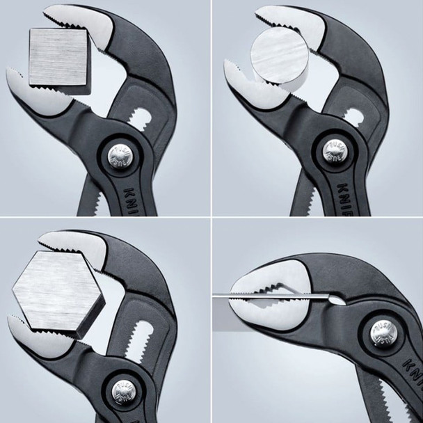 KNIPEX 10" Cobra Water Pump Pliers jaw openings