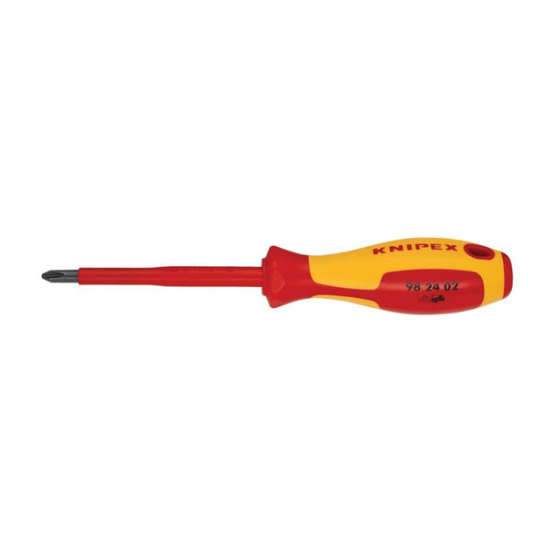 KNIPEX 8-1/2" 1000V Insulated Phillips Screwdriver P2 Tip main view