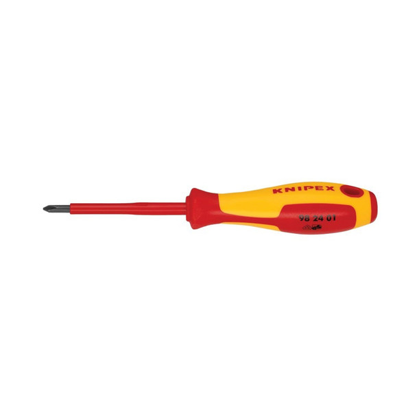 KNIPEX 7-1/2" 1000V Insulated Phillips Screwdriver P1 Tip main view
