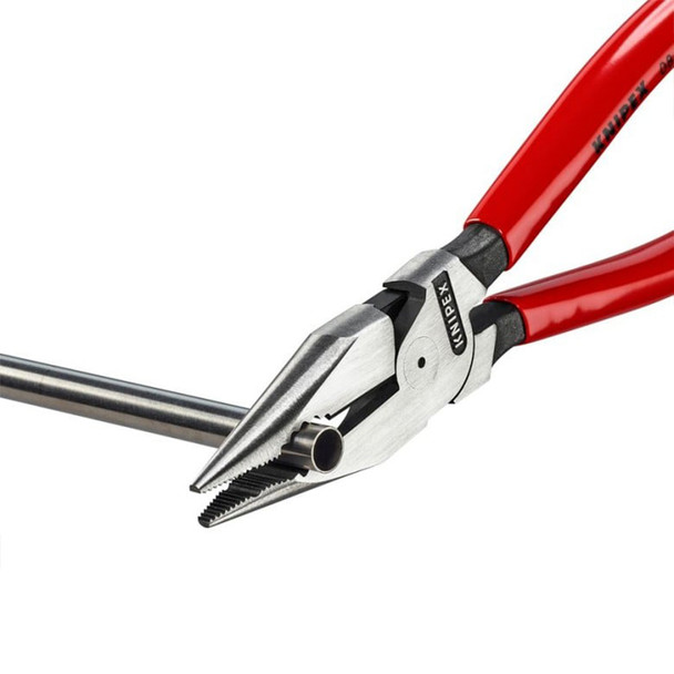 KNIPEX 7-1/4" Needle-Nose Combination Pliers in use