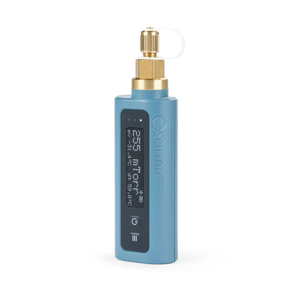 Seitron Be Cool Evo V1S Smart Micron Vacuum Gauge front angle