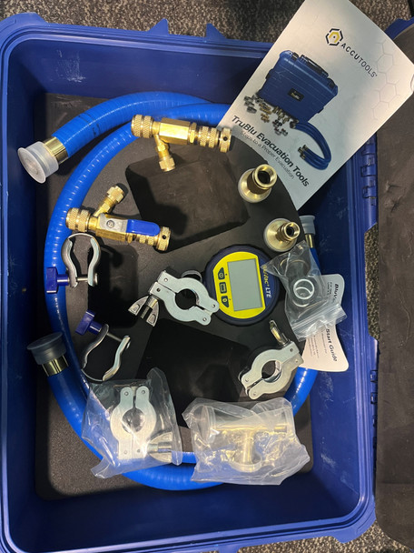 USED AccuTools A10757-2 TruBlu Advanced Evacuation Kit (2 hoses, each 1 m)