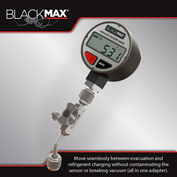 CPS BlackMax BVG215A Wireless Vacuum Gauge adapter application