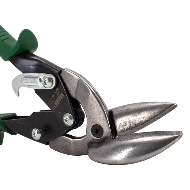 Midwest Tool 6510R Offset Right Cut Aviation Snip closeup view