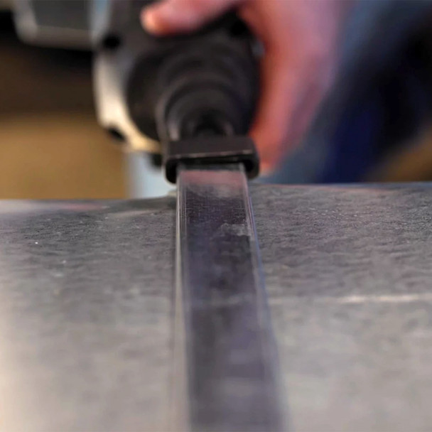 Midwest Tool CDT01 Cleat Driver in use on duct
