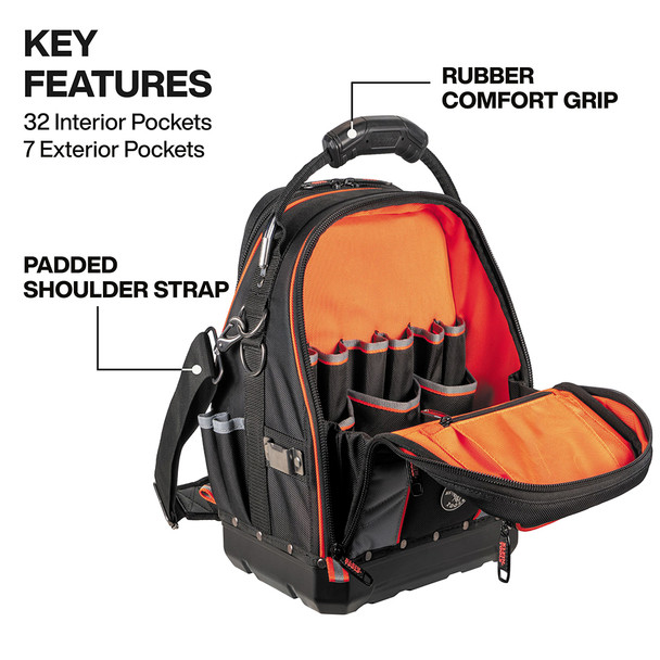 Klein Tools 62804 Tool Runner Compact Tool Bag features