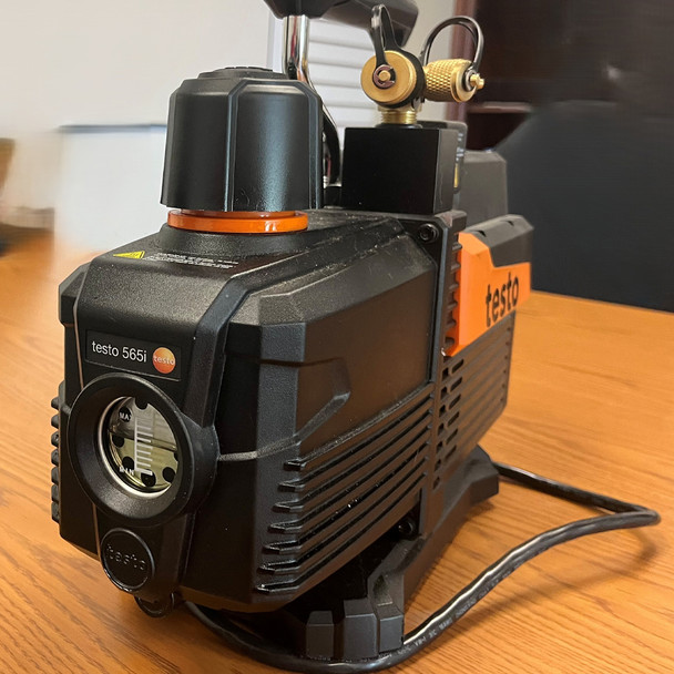 USED Testo 565i Vacuum Pump 10CFM for Automated Evacuation