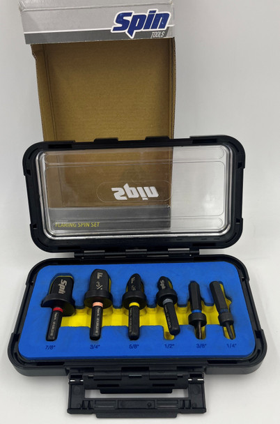 DiversiTech SPIN F6000 6-Piece Flaring Tool Set 1/4", 3/8", 1/2", 5/8", 3/4", and 7/8" Hex Bits