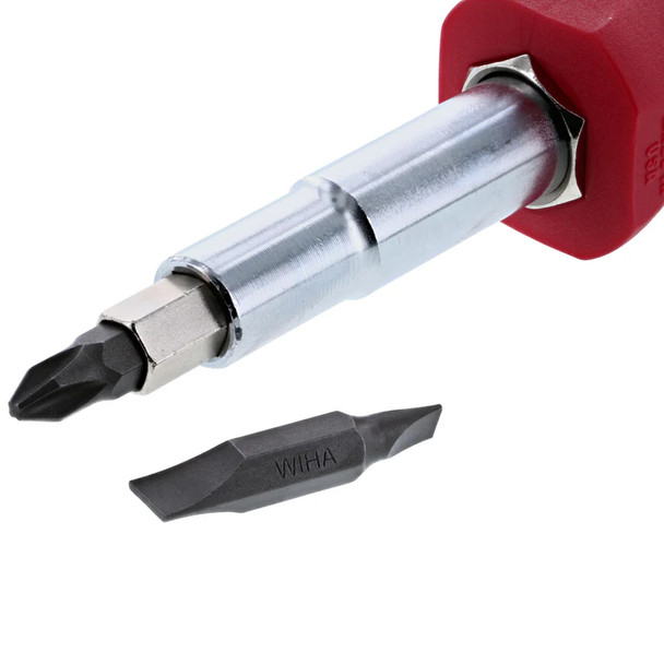 Wiha 77891 Soft Finish 11-in-1 Multi Bit Driver tip closeup