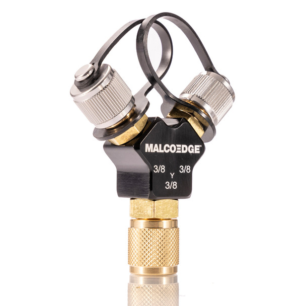 MalcoEdge HFY38 Hi-Flow Y Branch right angle view