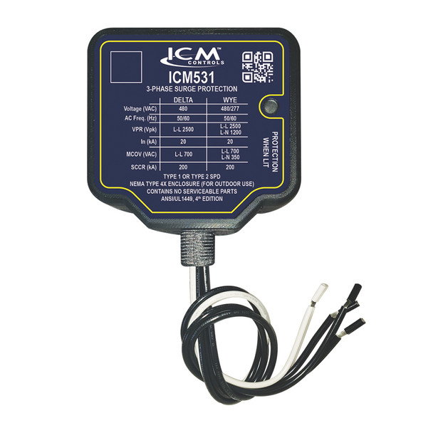 ICM Controls ICM531 surge protector front view