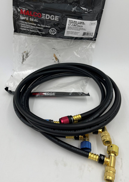 USED-SS6014516-0726 MalcoEdge SS6014516 Safe Seal Hose Set, 1/4" x 5/16" Ends, 60" Length - Condition Like New