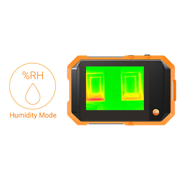 testo 862-2 Pocket Thermal Imager humidity mode