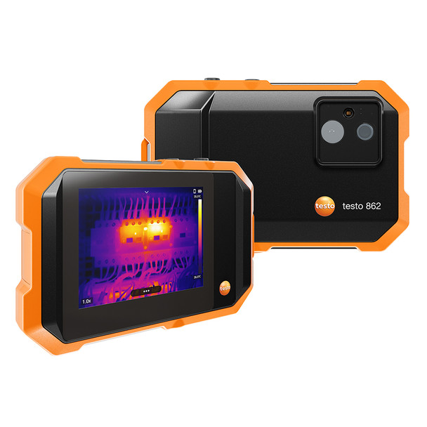 testo 862-1 Pocket Thermal Imager front and back views