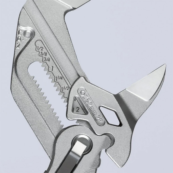 KNIPEX Pliers Wrench jaw closeup