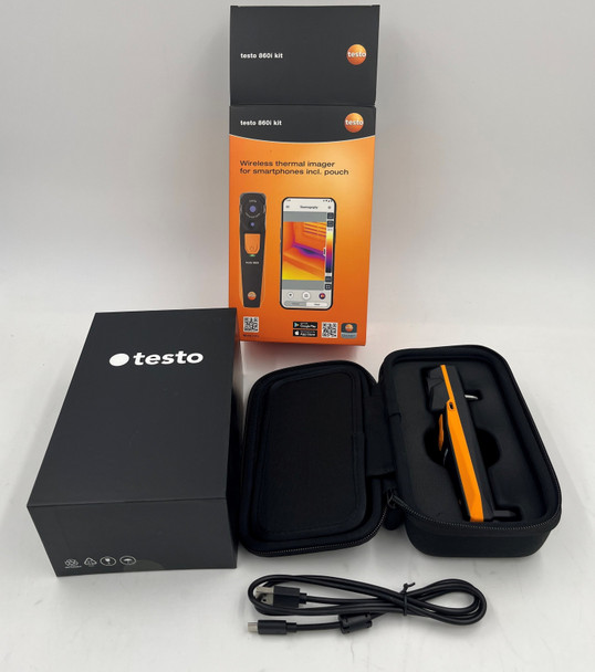 USED Testo 860i Wireless Thermal Imaging Camera for Smartphones with Carrying Pouch