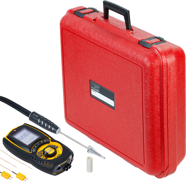 UEi ACA/R Combustion and Refrigerant Analyzer includes probes and case