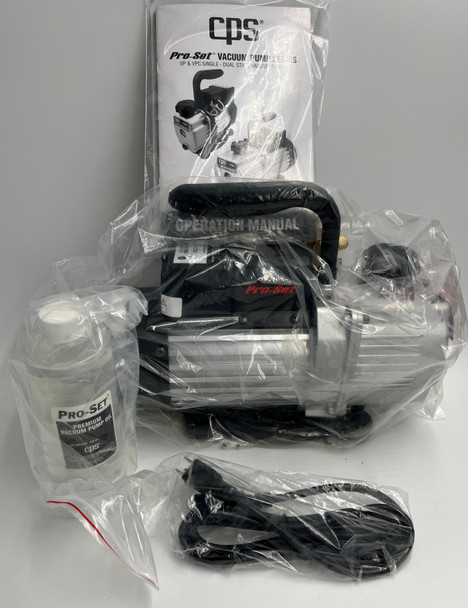 USED CPS VP2S Premium Series Vacuum Pump 2 CFM Single-Stage, Dual Voltage - Like New