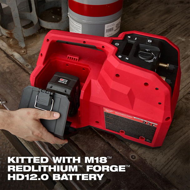 Milwaukee 2938-21 M18 Brushless Battery Powered Refrigerant Recovery Machine, A2L Compatible