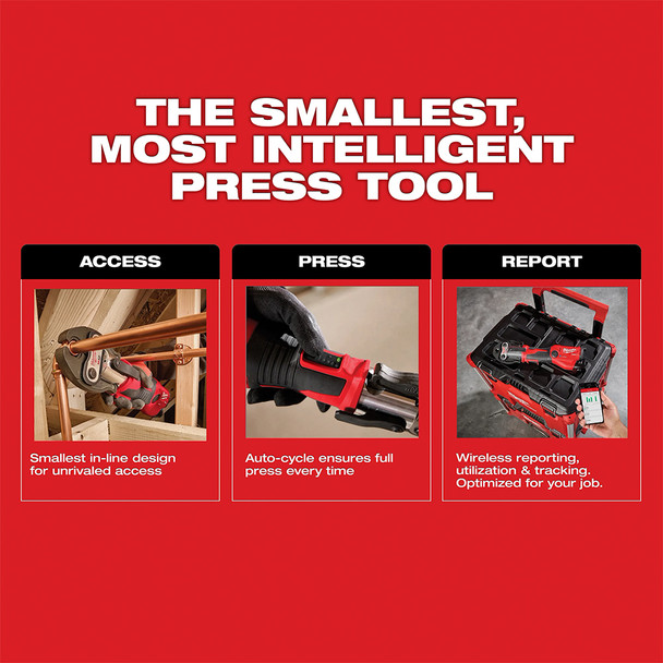 Milwaukee M12 FORCE LOGIC Press Tool Kit access press report