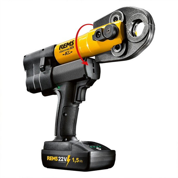 REMS Tools TE400015R110 MaxiPro Mini-Press Refrigerant Press Tool with jaw (not included)