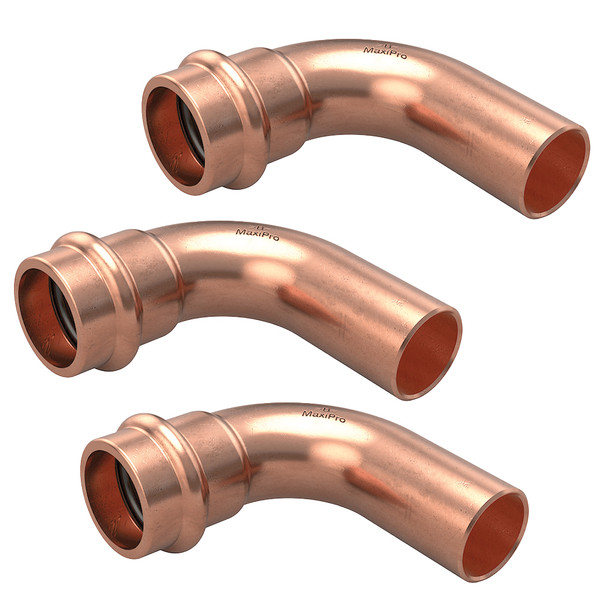Conex Banninger MaxiPro 3/4" Refrigerant Press 90 Degree Street Elbow, Bag of 3
