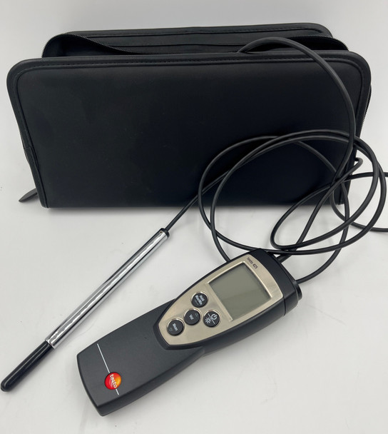 USED Testo 425 Hot Wire Anemometer with Case - Good