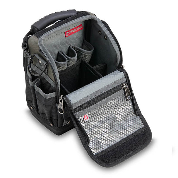 Veto Pro Pac PROBE HAULER HVAC Smart Probe Storage Bag top angle view empty