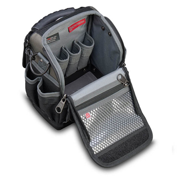 Veto Pro Pac PROBE HAULER HVAC Smart Probe Storage Bag top angle view empty