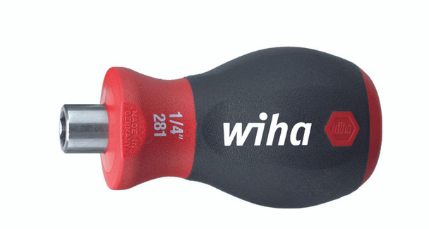 Wiha 28103 SoftFinish 1/4" Stubby Bit Holder