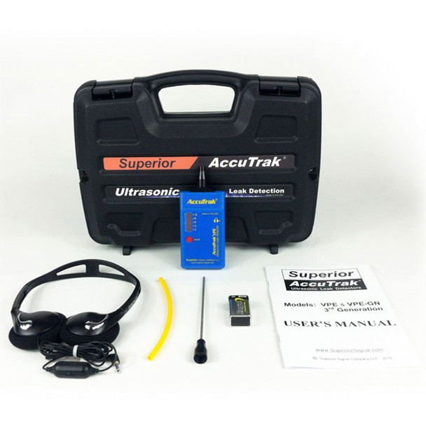 AccuTrak VPE Ultrasonic Leak Detector Kit with Contact Probe