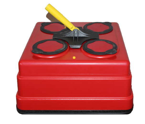 Retrotec Flow Box Exhaust Fan Flow Meter & Pressure Pan with yellow handle