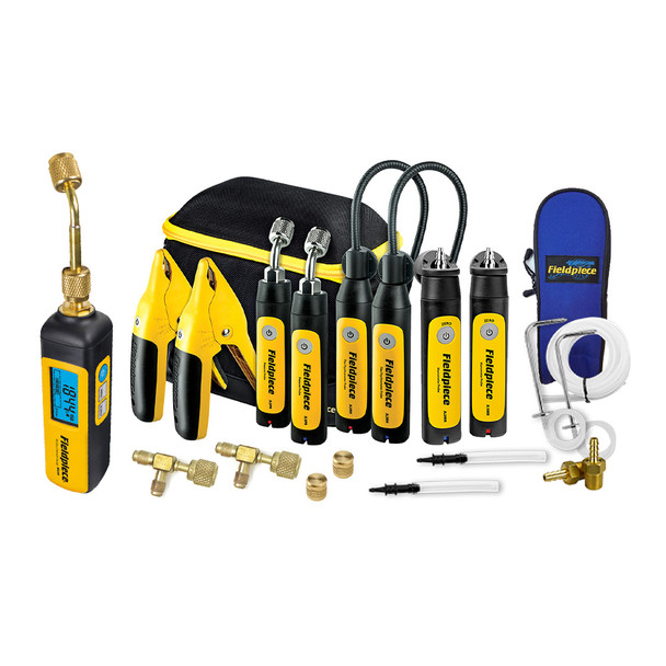 Fieldpiece Complete Job Link® Probe Kit with Vacuum Gauge main front view