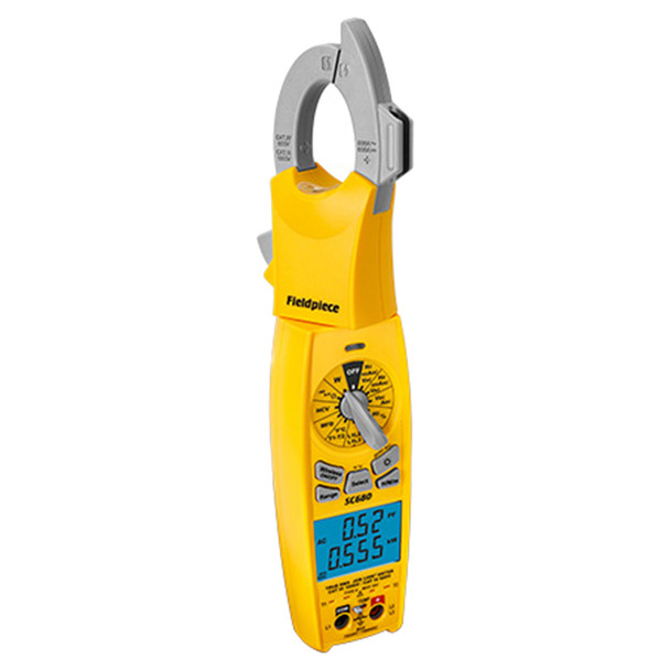 Fieldpiece SC680 True-RMS Wireless AC Clamp Multimeter swivel head