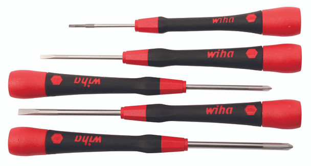 Wiha 26195 PicoFinish Precision Slotted and Phillps 5 Piece Set