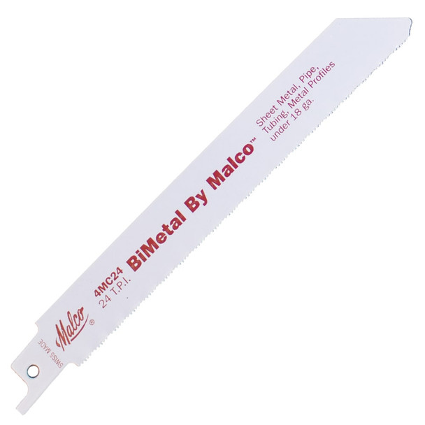 Malco 4MC24 6" x 24 TPI BiMetal Reciprocating Saw Blade