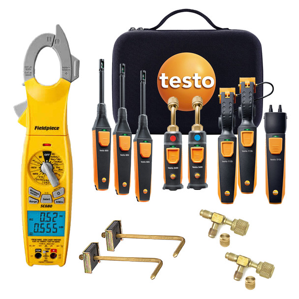 Testo Professional Smart Probe Kit for measureQuick with Pressure and Electrical - TTT Exclusive