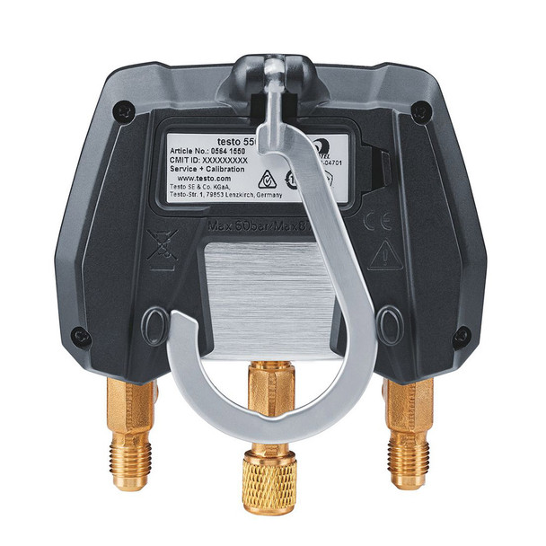 Testo 550i Smart Kit App Operated Digital Manifold back view
